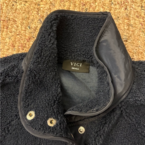 navy fleece jacket NWT - Picture 4 of 4